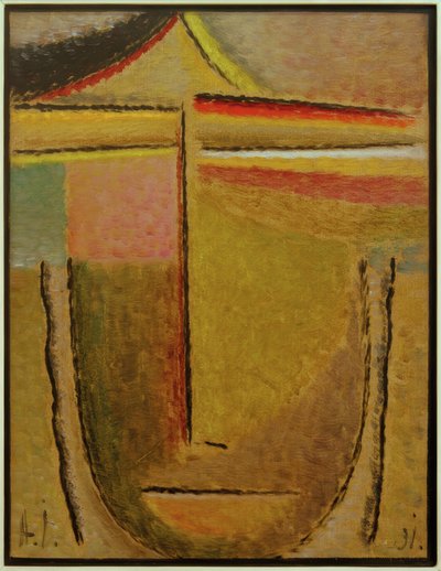 Abstract Hoofd: Apollo door Alexej von Jawlensky